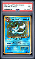 Pokemon PSA 9 Vaporeon 134 Holo Jungle Japanese