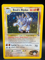 Brock’s Rhydon Holo 2/132 Gym Hero’s NM
