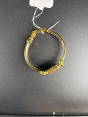 LADIES CLASSIQUE ELEGANCE 4 JEWLES SWISS MOVEMENT WATCH WITH 2 TONE BANGLE STYLE STRAP