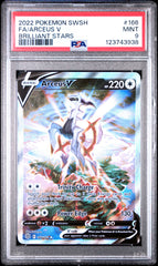 Pokemon - PSA 9 Arceus V - Brilliant Stars 166/172