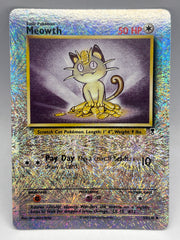 Pokémon - Meowth 53/110 Rev Holo Legendary Collection