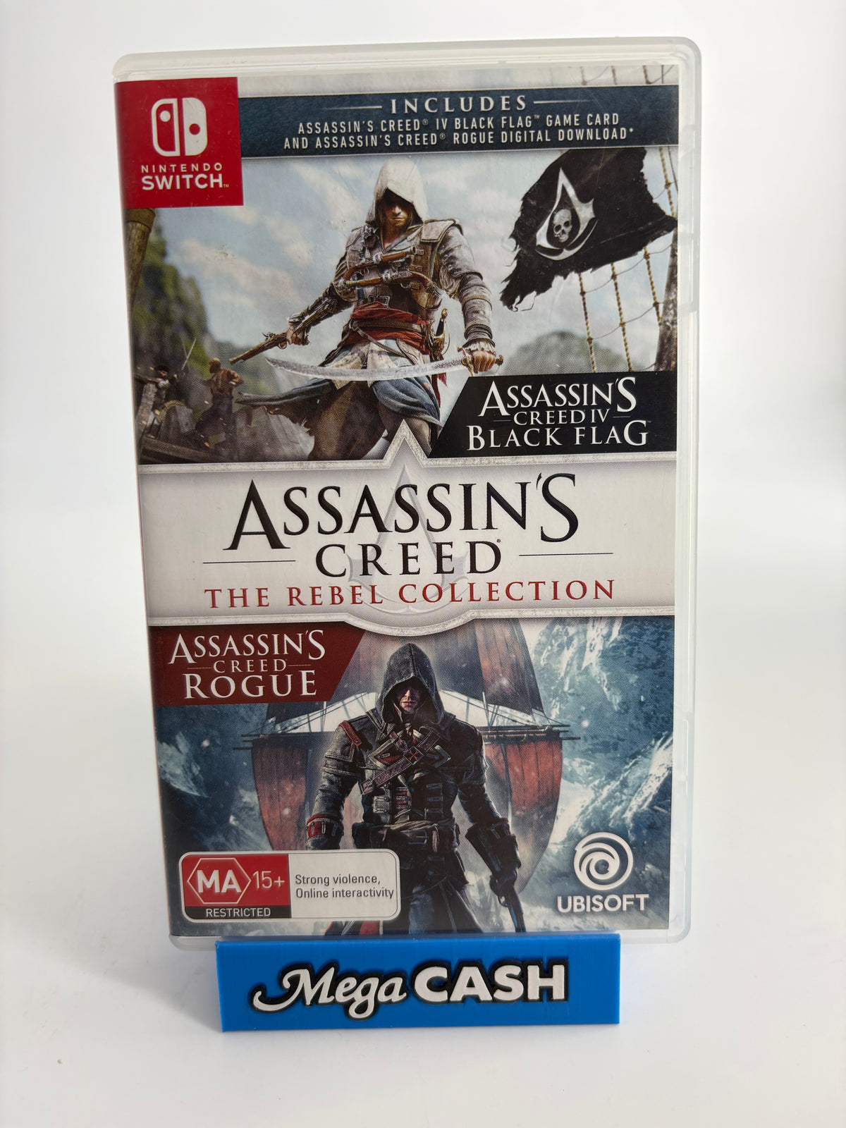 ASSASSIN'S CREED THE REBEL COLLECTION NINTENDO SWITCH GAME (BLACK FLAG+ROGUE)