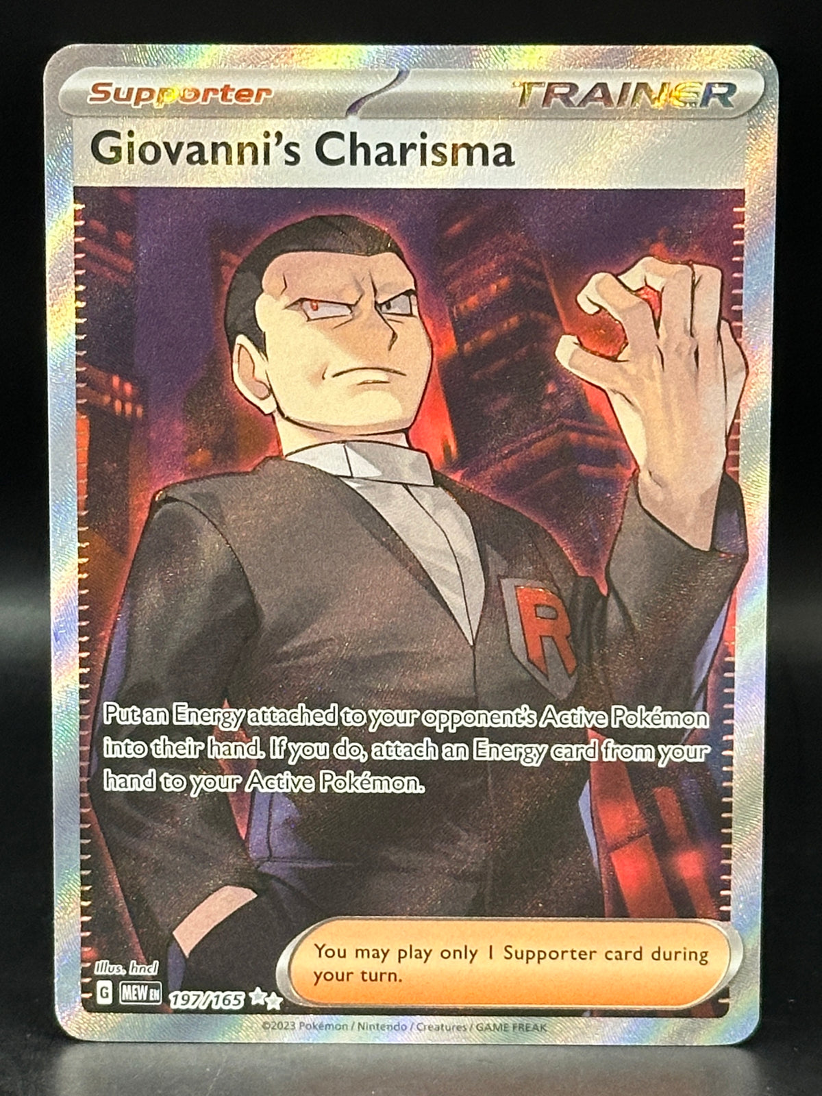 Giovanni’s Charisma - 151 - 197/165