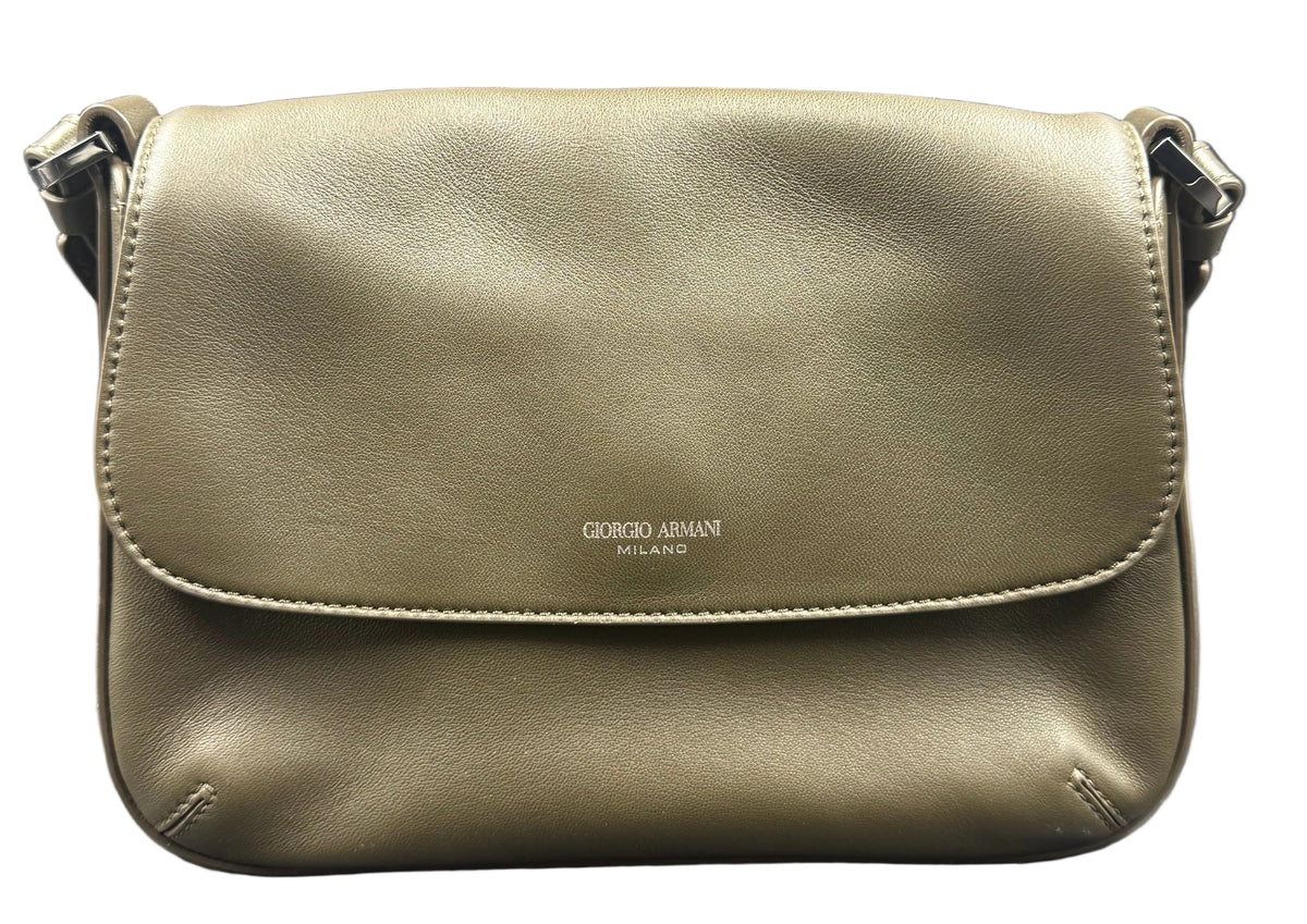 Giorgio Armani Small La Prima Soft Napa Leather Handbag - Y2B080 YZW4/A