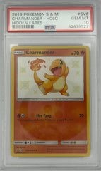 Pokemon PSA 10 Charmander SV6/SV94 Holo Hidden Fates