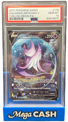 Pokémon - PSA 10 Galarian Articuno V 170/198 Chilling Reign