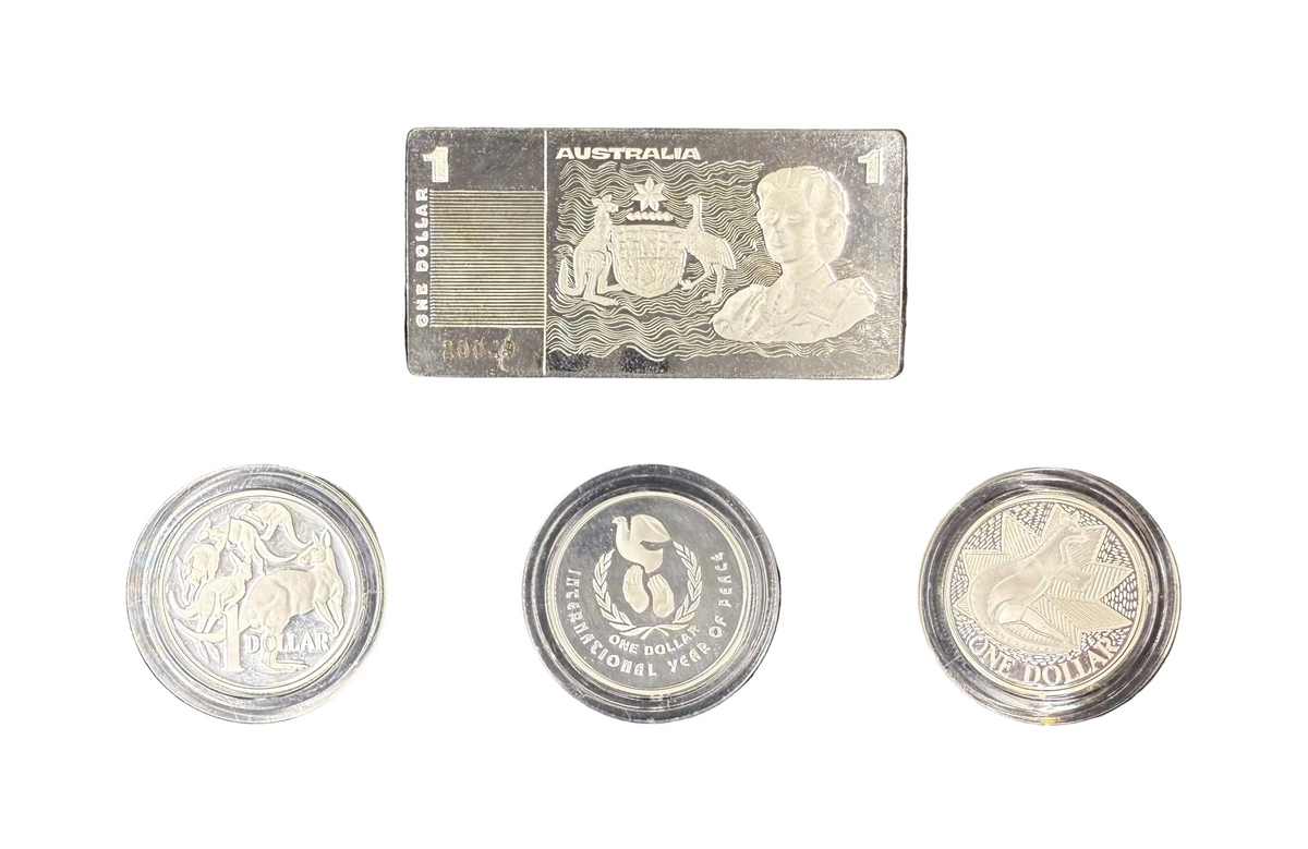 1990 Masterpieces In Silver Proof Set - The Silver Dollars - 20049/25000 Limited