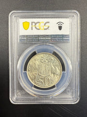 1966 Round 50C PCGS MS63 Graded Coin