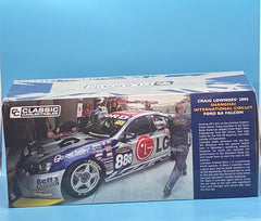 Car Carlectables Model Car - Craig Lowndes’ 2005 Shanghai International Circuit Ford BA Falcon - 18593 - 1/18 Scale Limited Edition - Broken Front Wiper + Offset Front Wheels