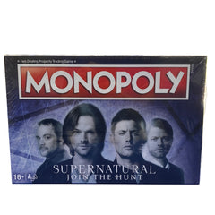 SUPERNATURAL TV SHOW JOIN THE HUNT 2015 MONOPOLY - BROKEN SEAL NEVER USED