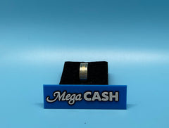 Mens 9ct Gold Ring with Diamond Size T 1/2 / 22-62