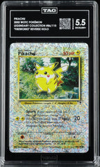 Pokémon - TAG 5.5 Pikachu 86/110 Firework Rev Holo Legendary Collection