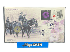 2024 Remembrance Day Animals In War $2 Coin Limited Release 1028/1111 - AusPost Uncirculated
