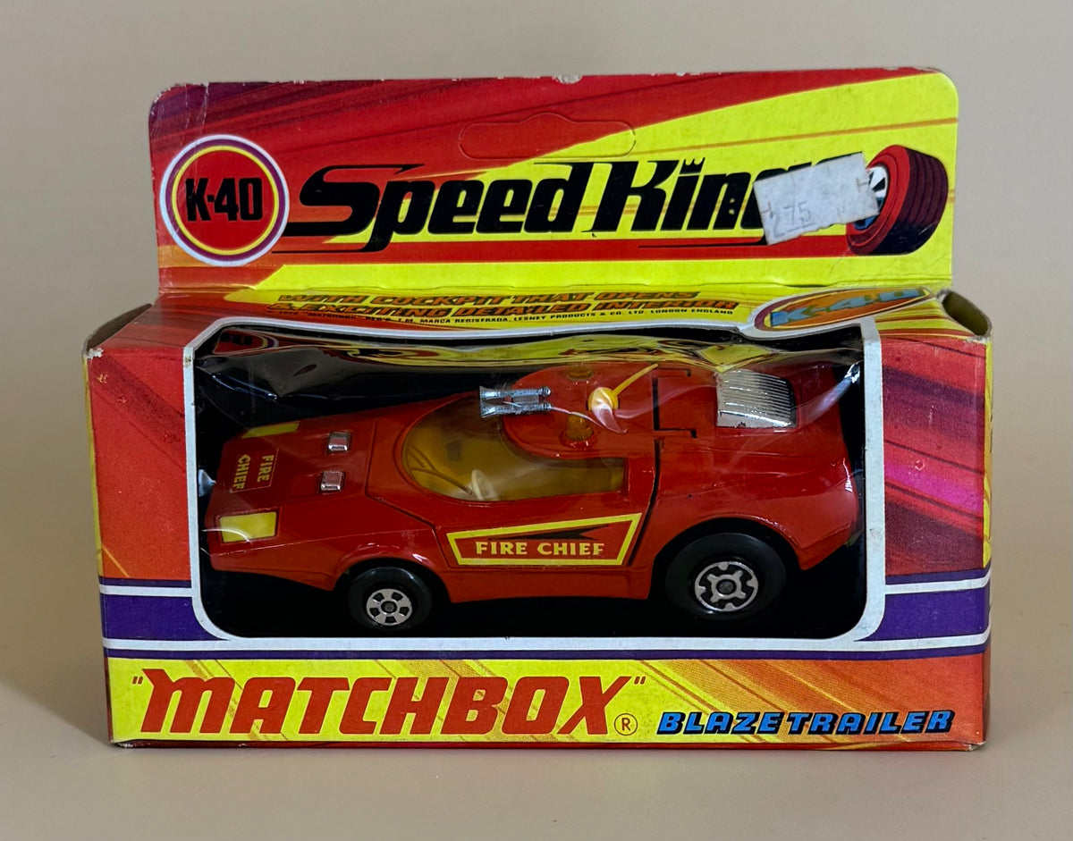 Matchbox Speed Kings K-40 Blaze Trailer