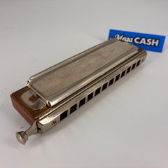 Super Chromonica M.Hohner Gesetzl Gesch - Chromatic Harmonica - 270 Key of C - With Green Case
