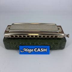 Super Chromonica M.Hohner Gesetzl Gesch - Chromatic Harmonica - 270 Key of C - With Green Case