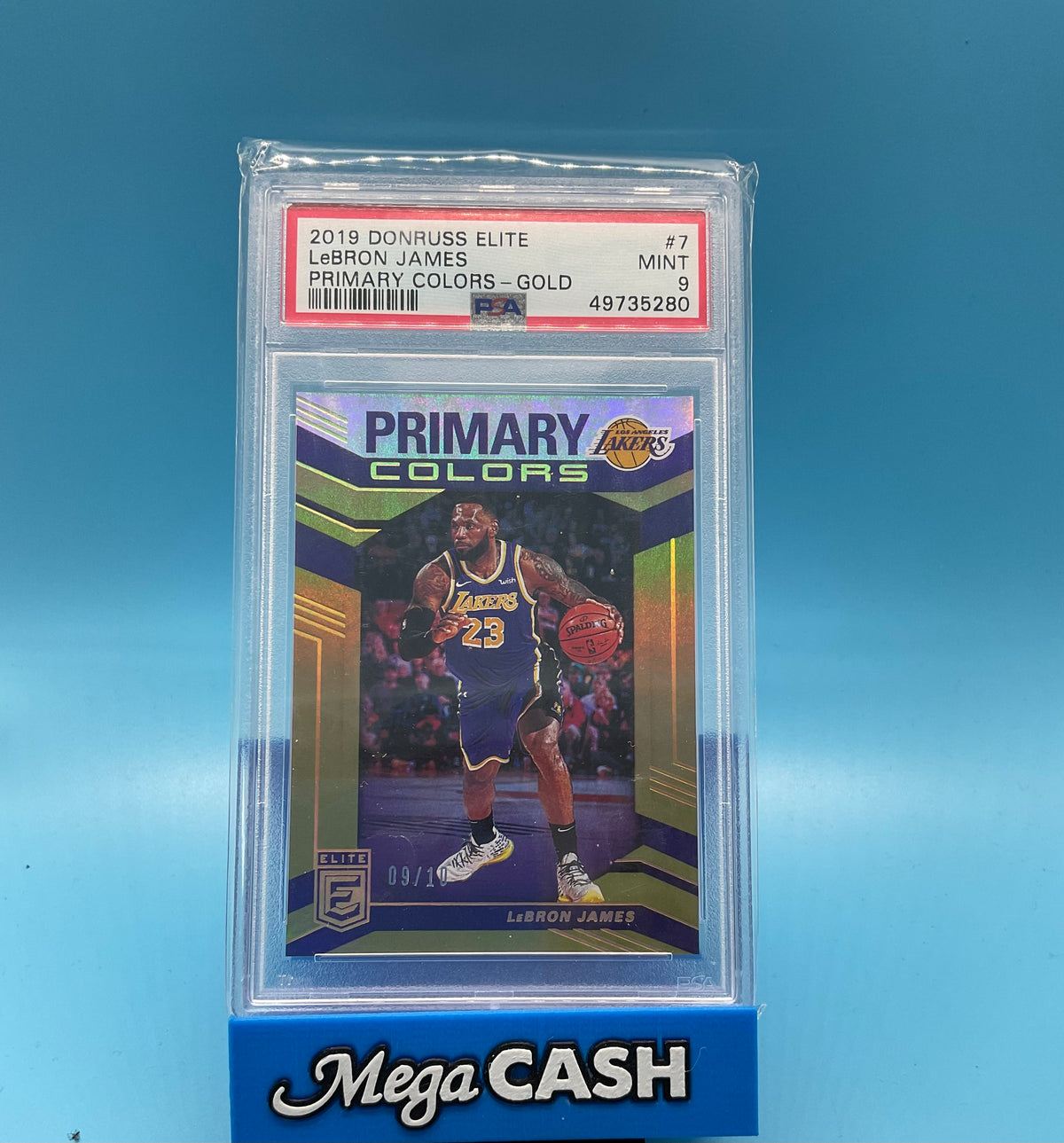PSA 9 LeBron James 2019 Donruss Elite