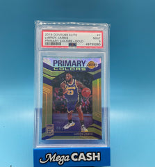 PSA 9 LeBron James 2019 Donruss Elite
