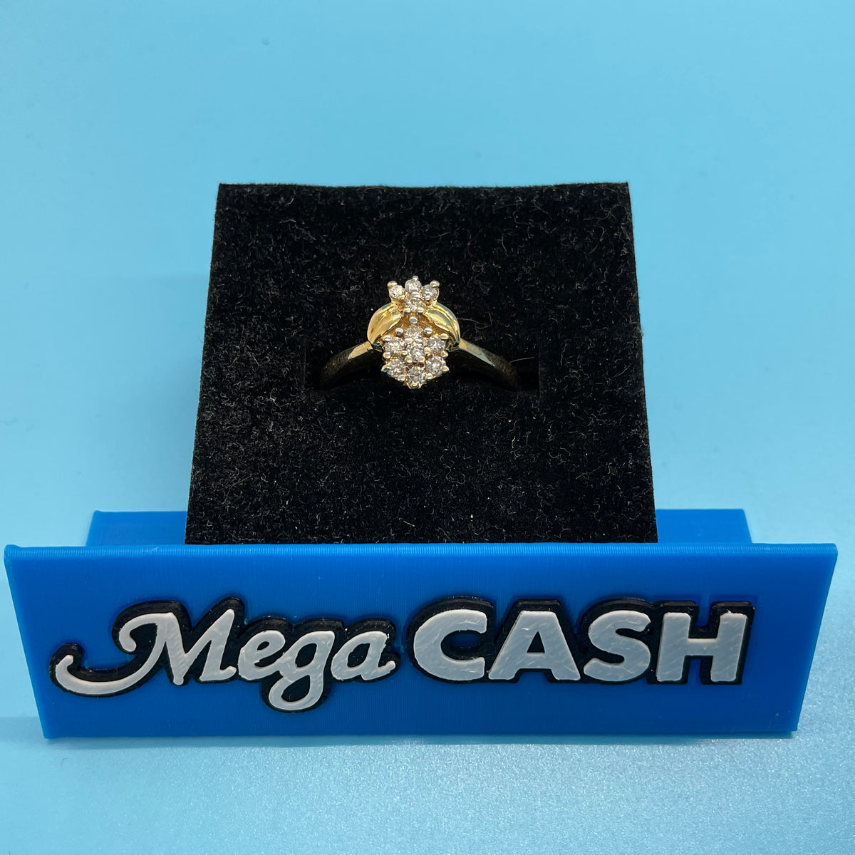 Ladies 18ct With Diamond Stone Solid Gold Ring Size 8 / Size Q / 18-58