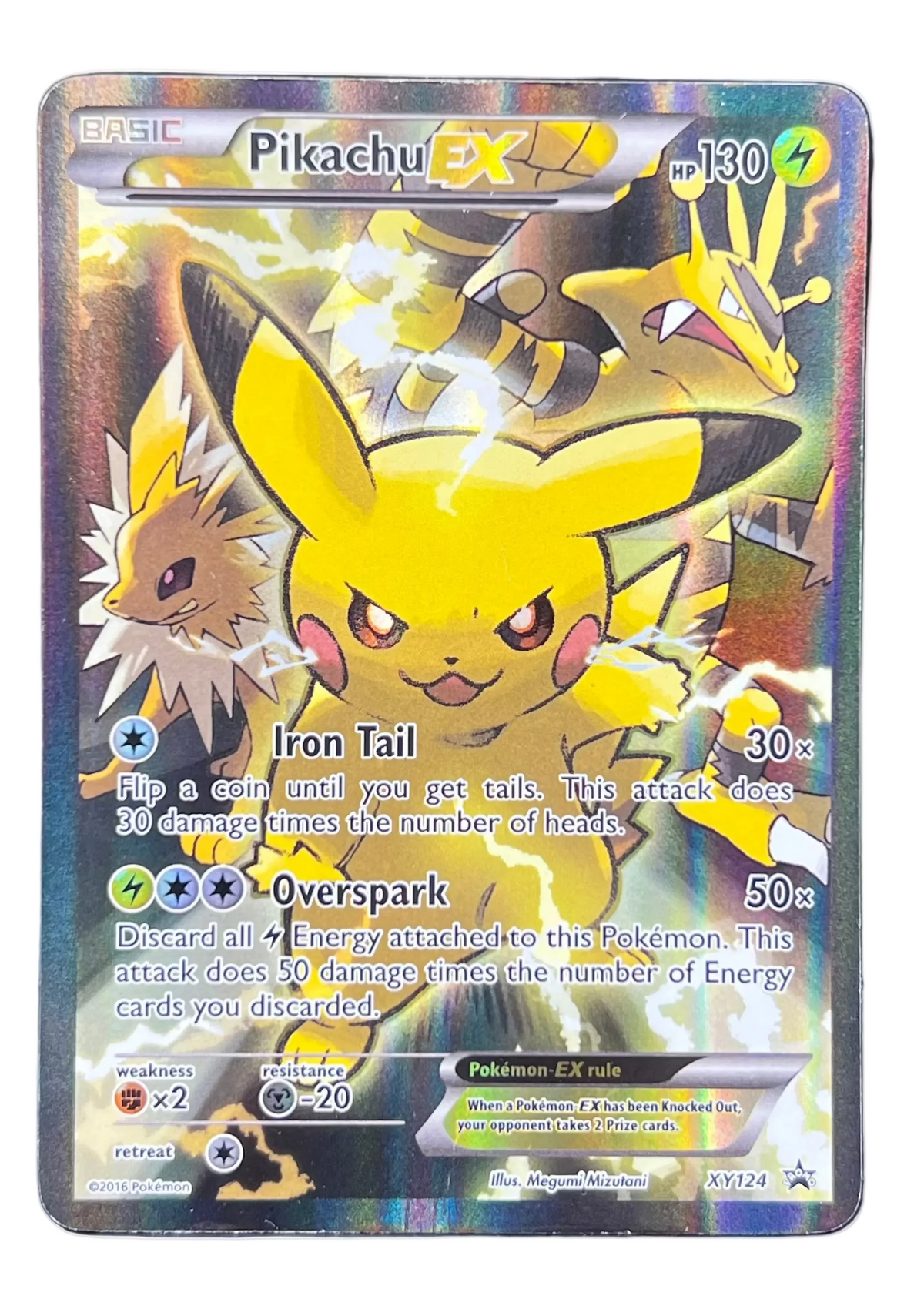 Pikachu Ex XY124 Black Star Promo