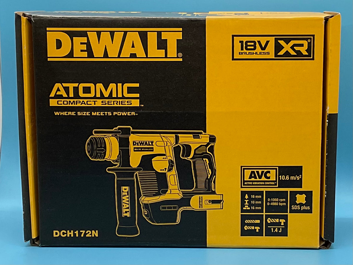 Dewalt - DCH172N-XJ - 18V XR Brushless Compact 16mm SDS Plus Hammer Drill Tool- Skin Only Brand New Opened In Box