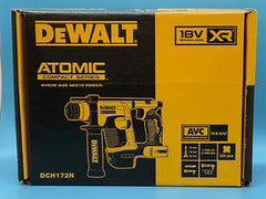 Dewalt - DCH172N-XJ - 18V XR Brushless Compact 16mm SDS Plus Hammer Drill Tool- Skin Only Brand New Opened In Box