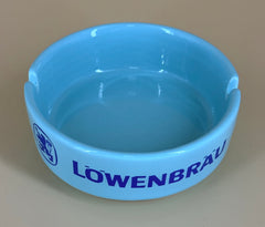 Lowenbrau Ashtray - Vintage - Mint Green