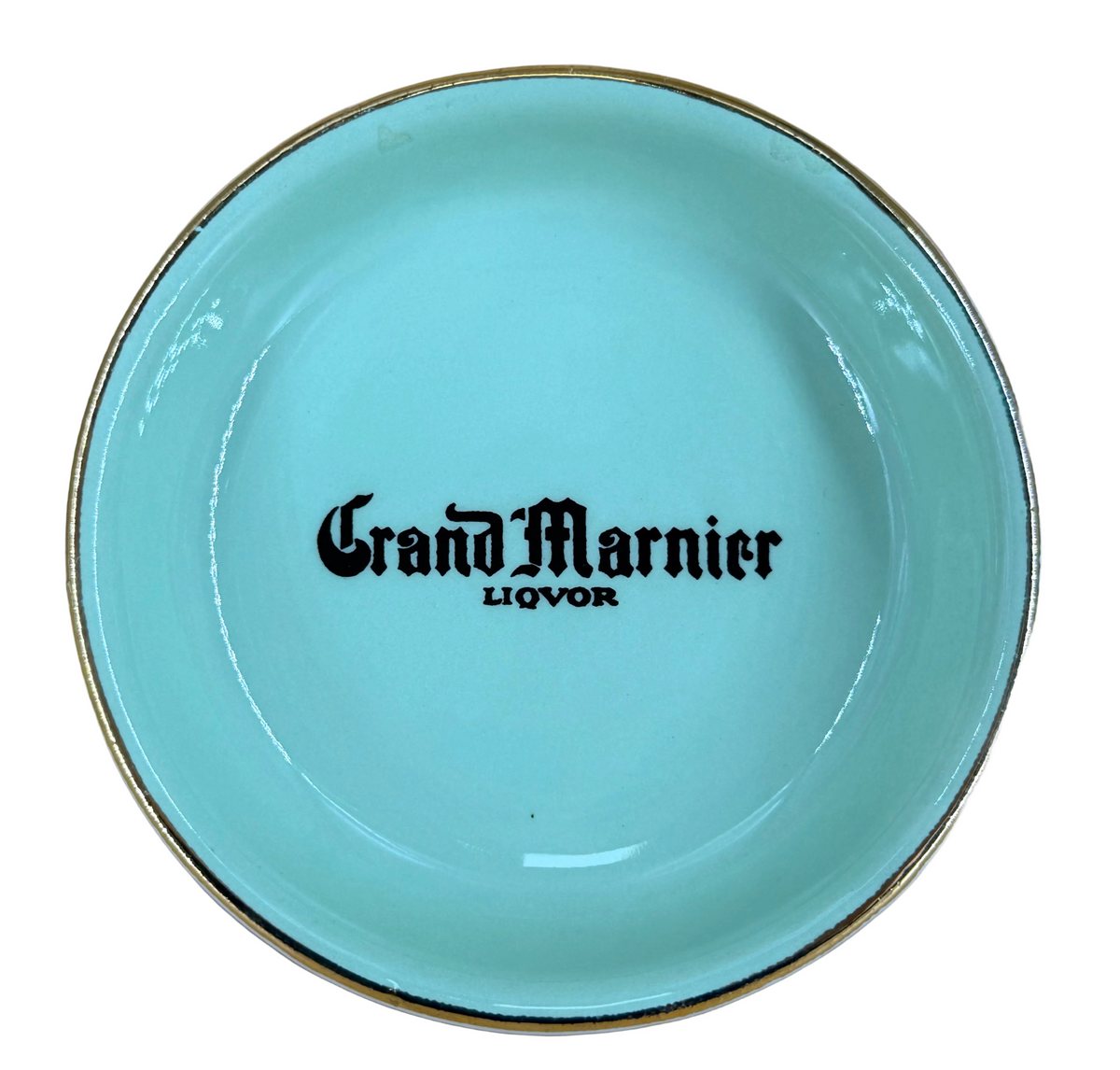 Grand Marnier Liqvor Ashtray/ Catch-All Dish - Vintage - Mint Green