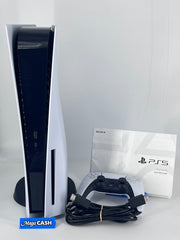 Sony Playstation 5 Gaming Console (PS5) Disc Version - 1TB - CFI-2002 - With Manual, Stand, Controller, Hdmi cable + Power Cord