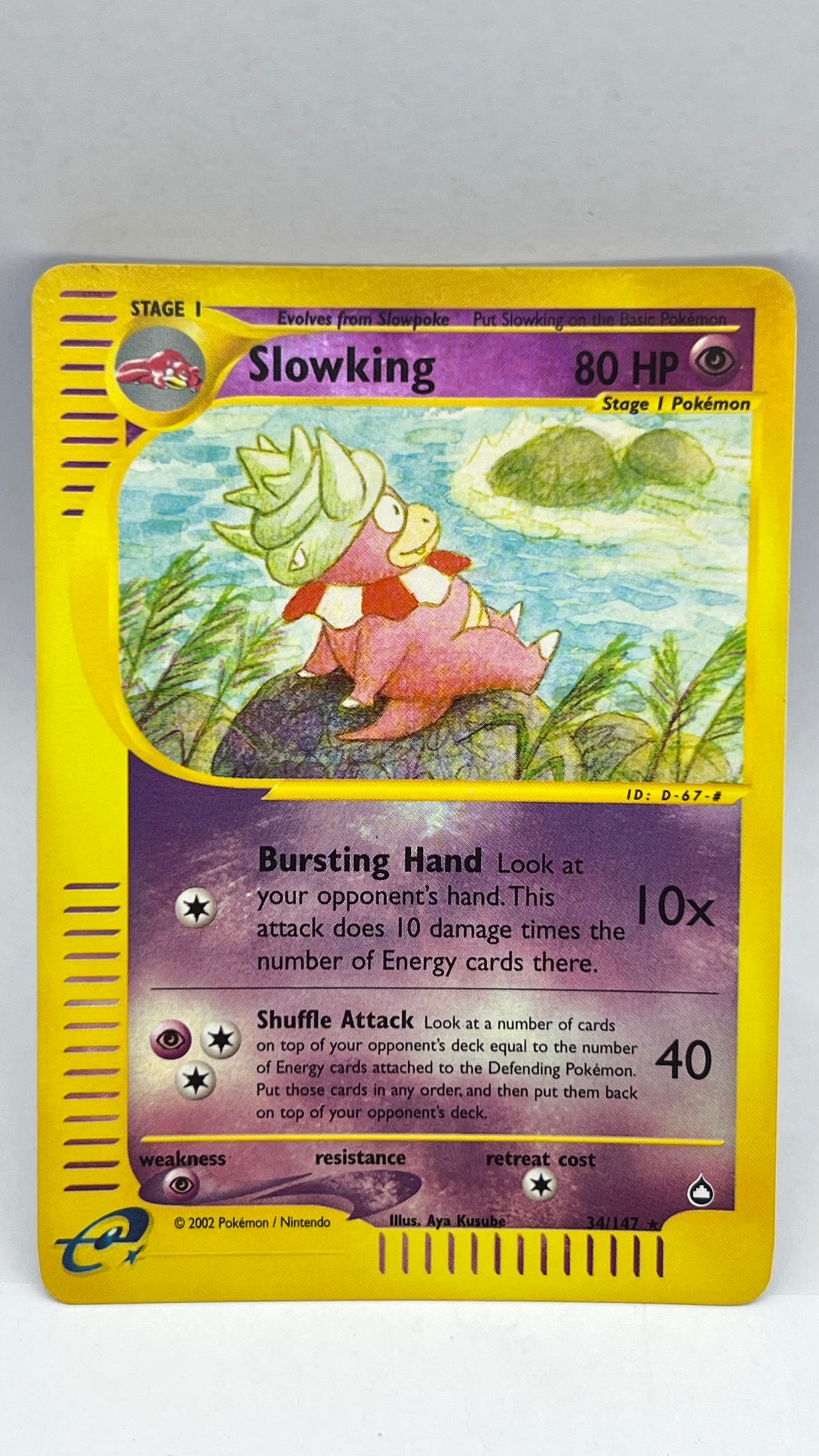 Pokémon - Slowking 34/147 Rev Holo Aquapolis