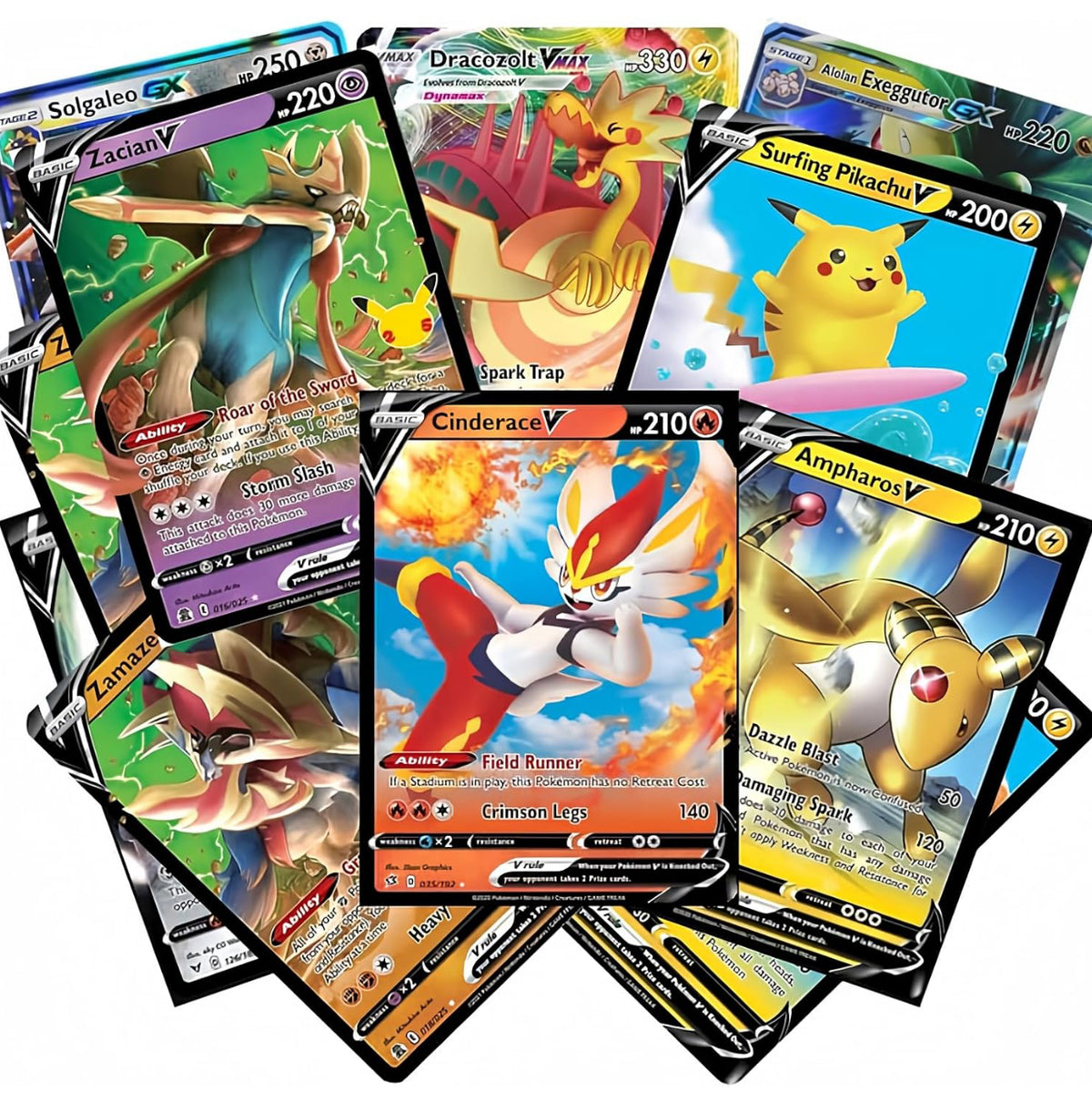 Pokemon EX-V’s-VMax-RADIANT- VSTAR Cards ⚡️100 Pack⚡️