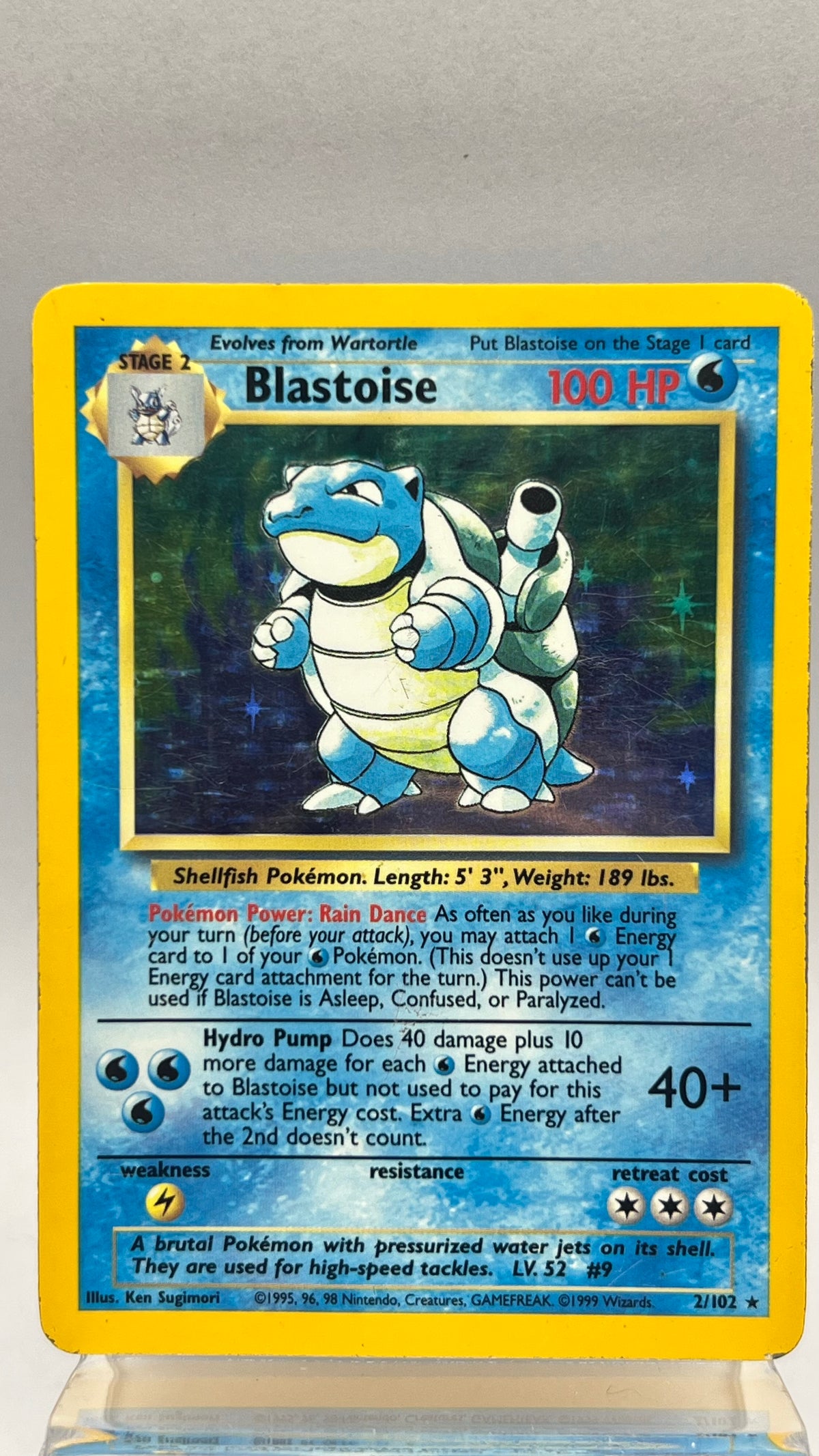 Pokémon - Blastoise Holo 2/102 Base Set