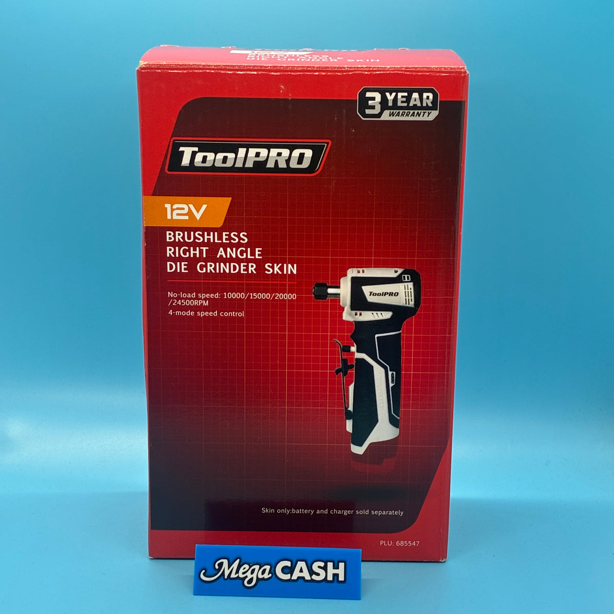 Tool PRO -  12V Die Grinder Brand New/Skin Only -685547