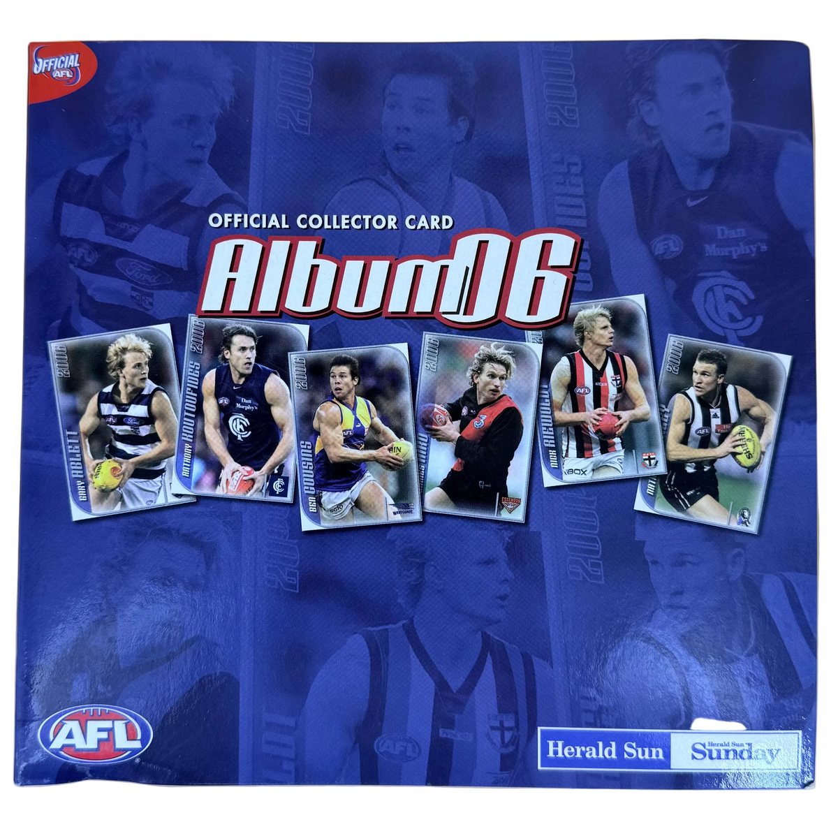 AFL 2006 Footy Collection Cards 192 Cards + Folder
