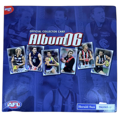AFL 2006 Footy Collection Cards 192 Cards + Folder