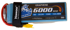 YOWOO 6000mAh 22.2V (6S) Graphene LiPo battery