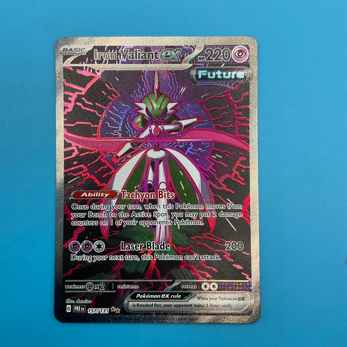 Iron Valiant EX Special Illustration Rare - Prismatic Evolutions
