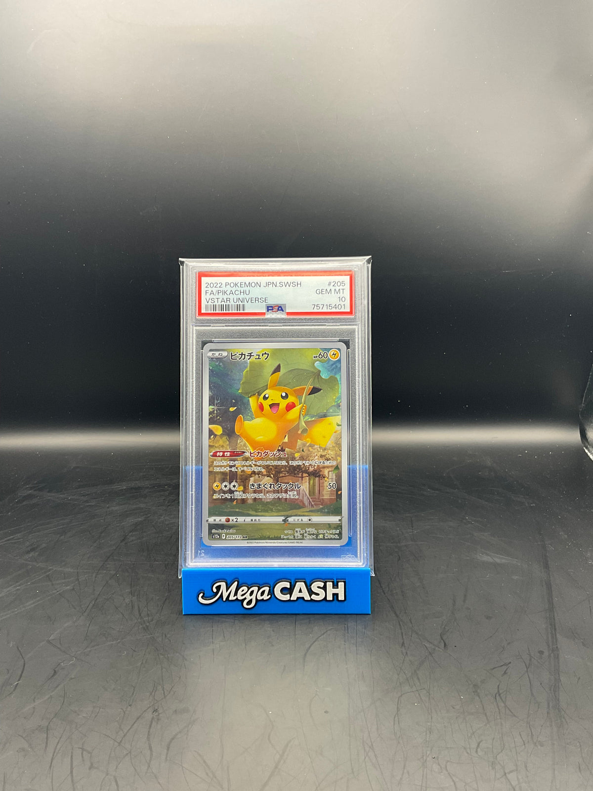 PSA 10 JPN PIKACHU 205/172