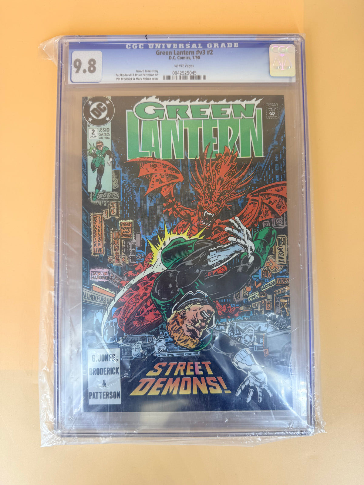 D.C. Comics- Green Lantern Vol 3 #2 1990 - Graded 9.8