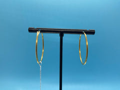 18ct Solid Yellow Gold Hoop Earrings