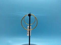 18ct Solid Yellow Gold Hoop Earrings