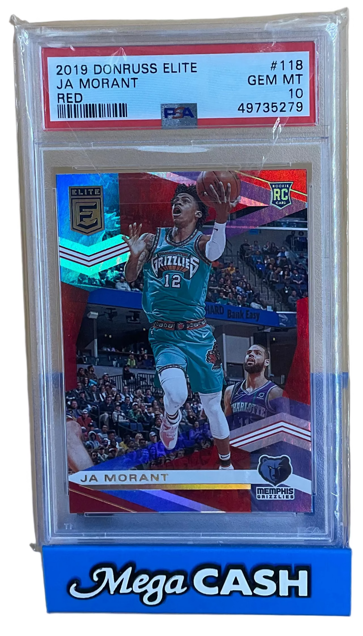 2019 Panini Donruss Elite Ja Morant #118 PSA 10 Gem Mint