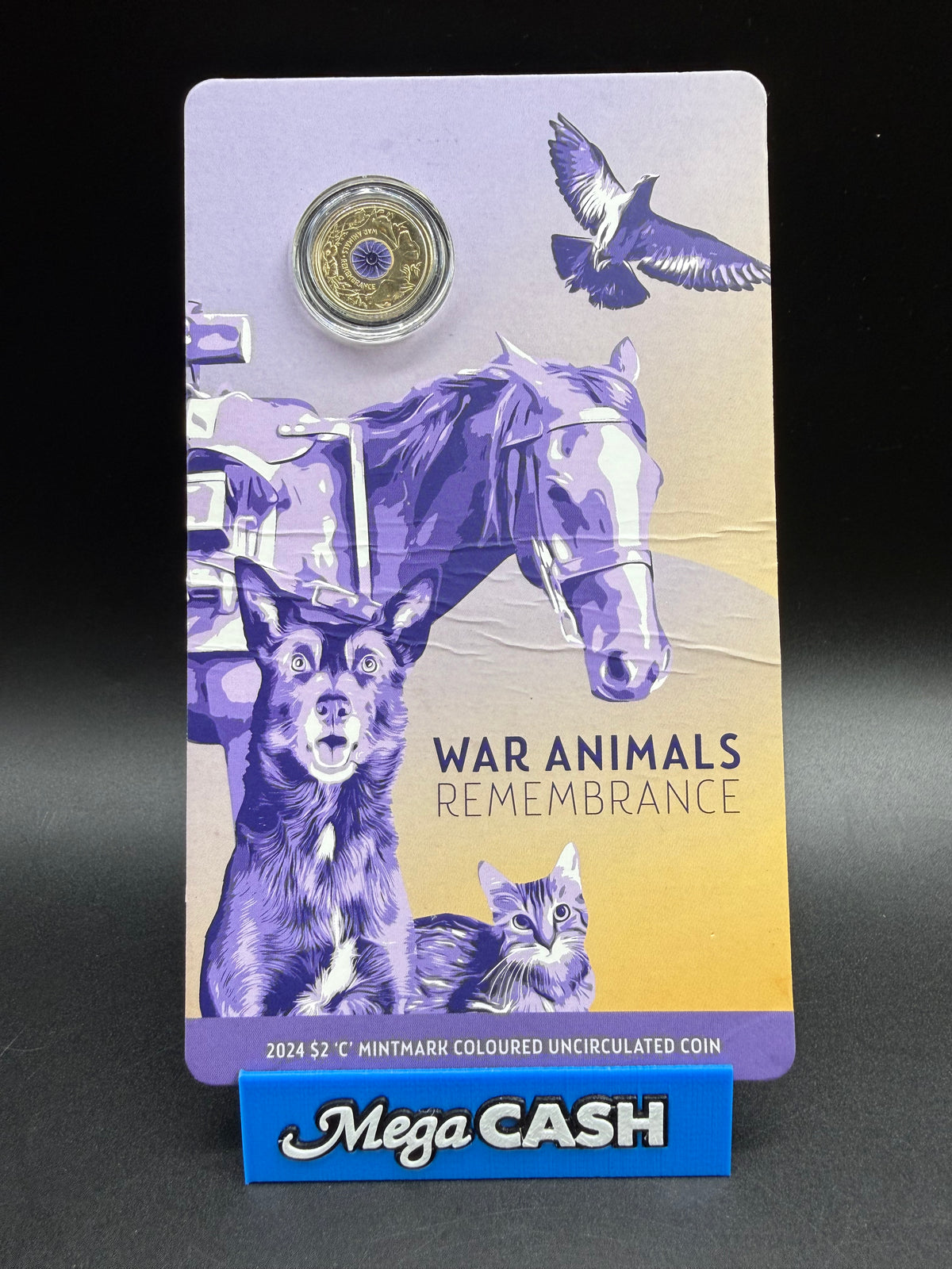 2024 War Animals Remembrance Uncirculated $2 Coin
