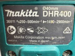 Makita 36V Rotary Hammer Drill - Skin Only - DHR400