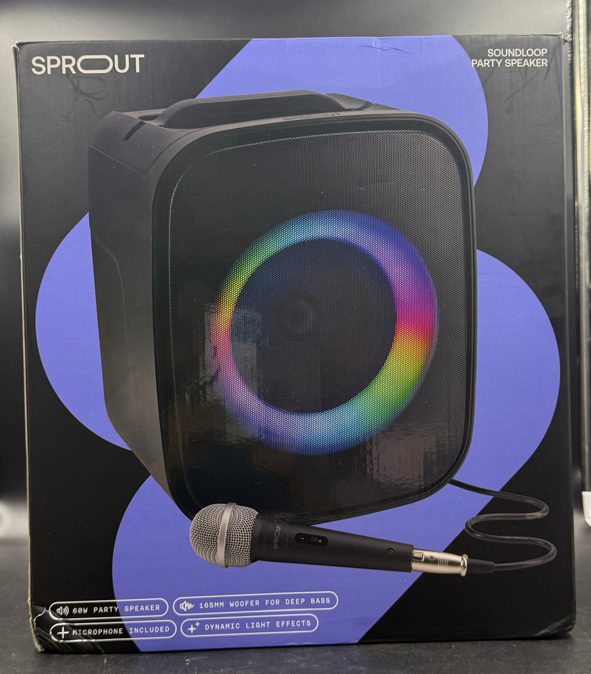 Sprout Bluetooth Speaker With Microphone - SBTS910BK -
