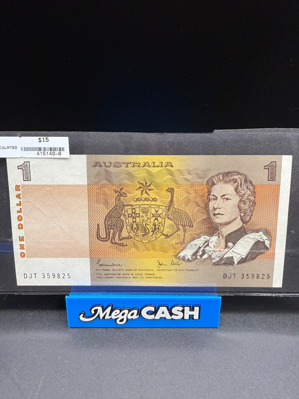 1982 Australian Uncirculated $1 Banknote