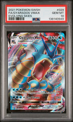 Pokémon - PSA 10 Gyarados Vmax 029/203 Evolving Skies