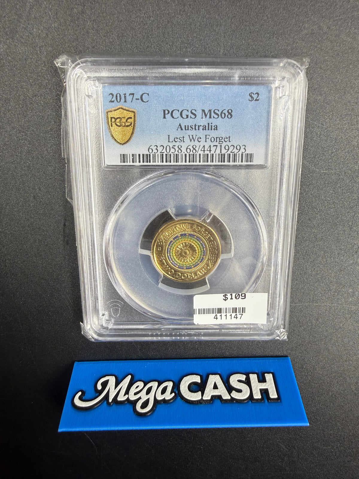 RAM 2017 $2 Coin Lest We Forget