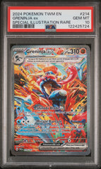 Pokémon - PSA 10 Greninja Ex 214/167 Twilight Masquerade