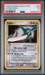 Pokémon - PSA 5 Gold Star Latios 106/107 EX Deoxys